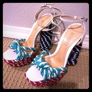 Rope Platform Sandals
